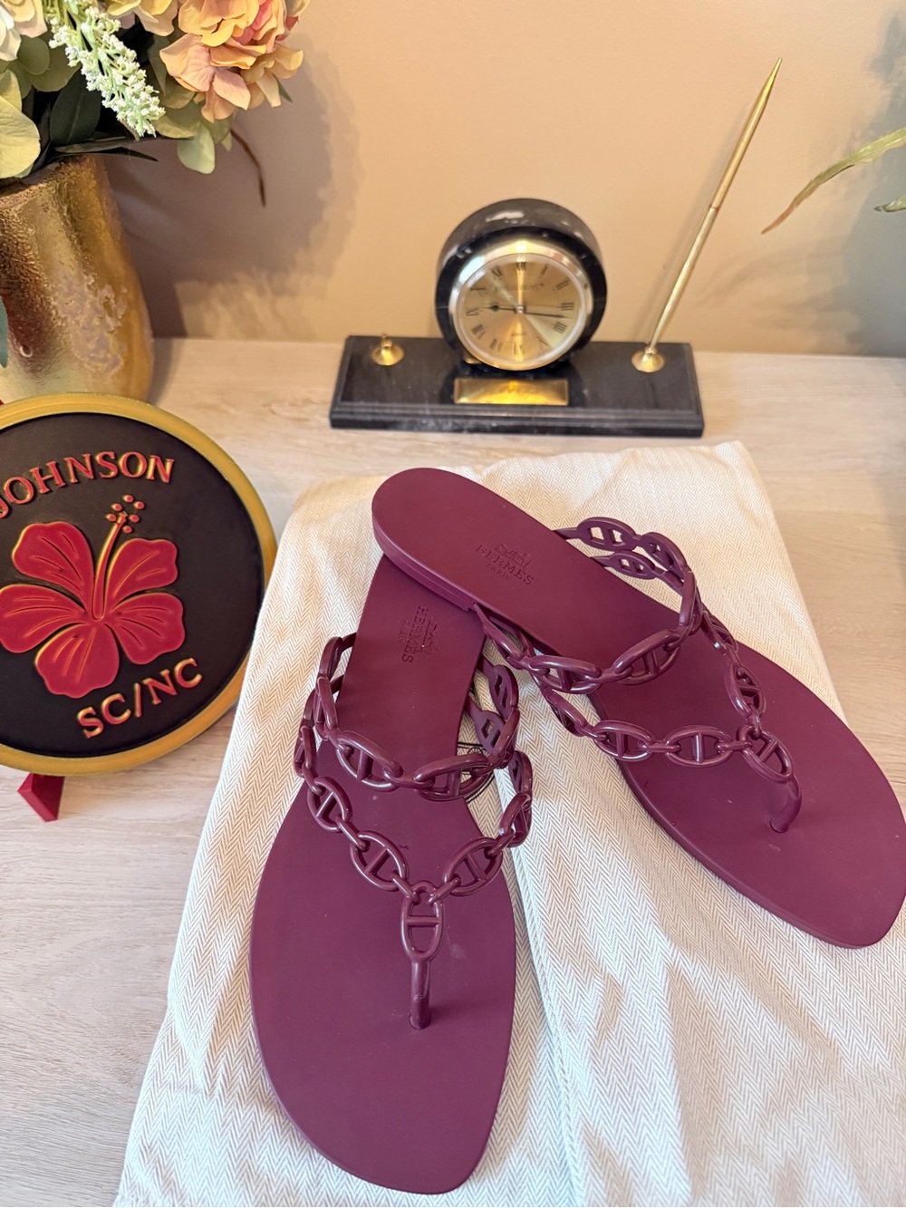 Hermes Island Sandals size 42 - Picture 3 of 3